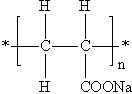 聚丙烯酸鈉 PAAS 結(jié)構(gòu)式