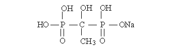 羥基乙叉二膦酸鈉（HEDP•Na）結(jié)構(gòu)式