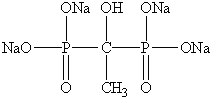 羥基乙叉二膦酸四鈉（HEDP•Na4）結(jié)構(gòu)式